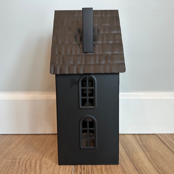 11" Lit Metal Black Halloween House - Hyde & EEK! - Picture 6 of 12